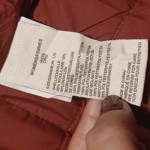 Woolrich Womens Giant Buffalo Wool Vest Sz.L - Picture 9 of 11